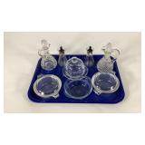 Kitchen glassware, salt & pepper shakers, cruets,