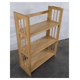 Maple Folding Shelf, 28wx12dx38" high