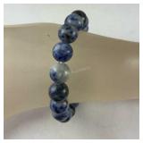 100ct Sodalite beaded stretch bracelet