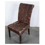 Pier 1, Wicker Weave Side Chair, finish stain
