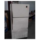 GE Refrigerator, Almond Color, used fridge but is