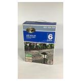 Hampton Bay LED solar garden lights, pack of six,
