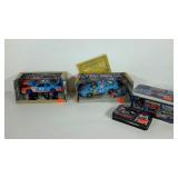 Nascar group, two Richard Petty  #43 cars, driver