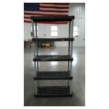 Plastic shop shelves, 36 x 18 x 72, seller code