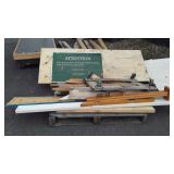 Misc Group of boards, 4way Cart, spindles, etc