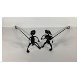 Wrought iron Anatomically correct campfire tools