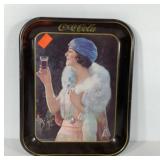 Advertising, Coca-Cola serving tray, condition as