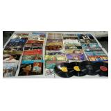 More than 40 record albums, 33RPM. Assorted genre
