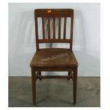 Sturdy walnut chair