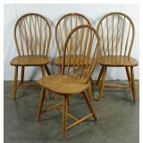 Four Windsor back chairs