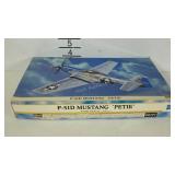 HASEGAWA model airplane kit.  P-51D Mustang
