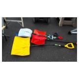 Group of 5 used Snow Shovels