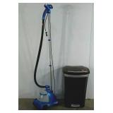 Conair steamer and Hefty kitchen trash can