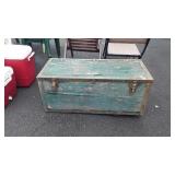 Old Carpenters 40" Tool Chest Trunk, rustic barn