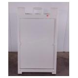Plastic sandwich board sign, can be filled with