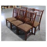 Six dining chairs, seller code LO