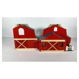 Melissa and Doug Wood fold and go toy barn