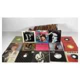 Vinyl records, large group of 45 rpm