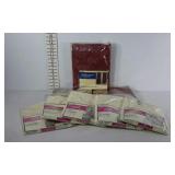 Thermal lined, pinch pleated draperies (3) and