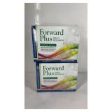 Two sealed boxes of forward plus daily regimen