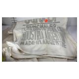 Cloth material from sacks