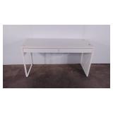 Laminate desk, 56 x 20 x 30, damage as shown