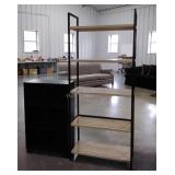 Storage solutions, 6 cubby stand and 5 shelf