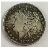 REPLICA COPY OF  1881 Morgan Dollar