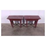 Two bench stands, each measures 24 x 11 x 19