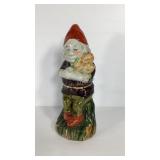 Ceramic gnome, 13 inches tall