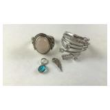 CZ Cocktail Ring 18K G.E.,size 10