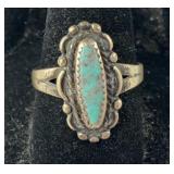Bell Trading Post Turquoise Ring 3.8 grams