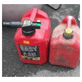 Two Gasoline Containers, 2&2.5 gallon