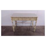 Thomasville desk, bamboo-look accents, seller