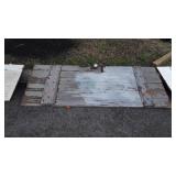 Early Wood Door, with porcelain knob, 30x76",