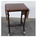 Typewriter Stand, Drop leaf sides, good usable