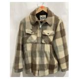 Woolrich plaid wool jacket, size large