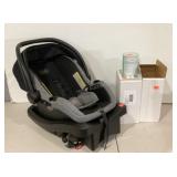 Baby car seat and Bobbie organic infant formula,