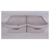 Sterilite plastic storage bins, need cleaned