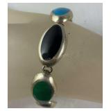 Sterling silver bracelet 7.5in