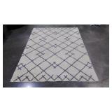 Area rug, 5 x 7, rubber backed, needs cleaned