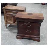 Two Nightstands, non matched, both used condition
