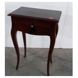 Bedside Table with Jewelry Organizer Drawer,
