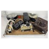 Camera group, brownie fun saver movie camera,