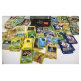 Rusty Pokémon tin with Pokémon cards