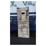 Old Wood Barn/Shed Door, 28x72"