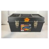 Contico toolbox 19in with misc hardware