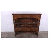 Hutch with bamboo-look details, two drawers, 48 x