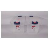 Rubbermaid Latchables storage boxes, 19 qt.,