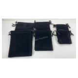 Felt Jewelry bags, 24 total in 3 sizes